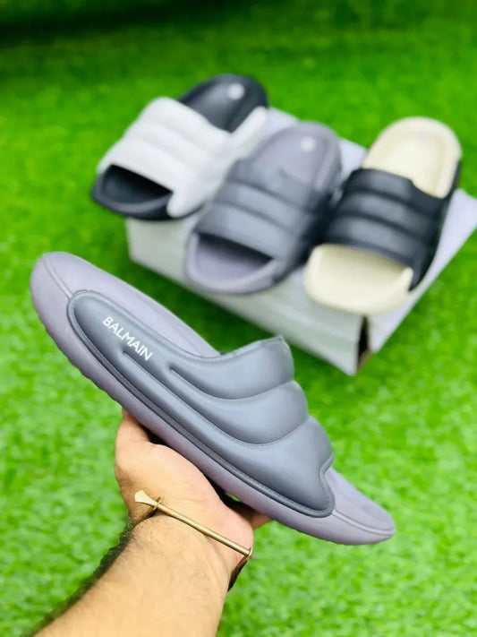Imported grey nike slippers