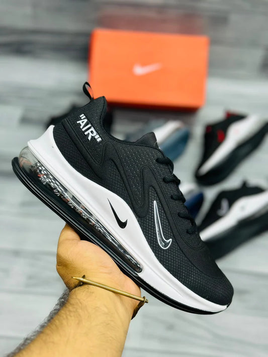 Nike air max black with white soul